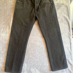 Levi's 501 button fly Black Denim Jeans